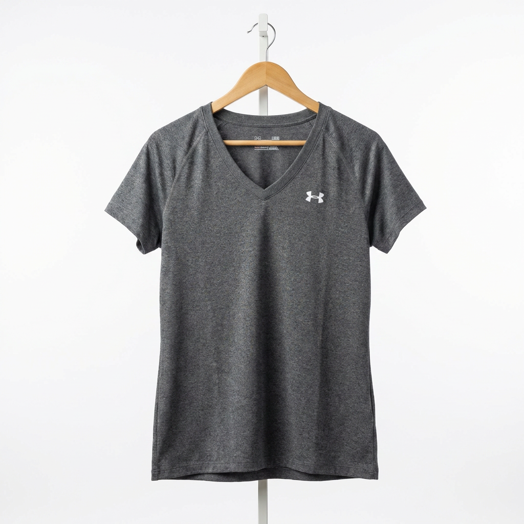 Under Armour - Cotton - T-Shirt – Dark Gray – Size L