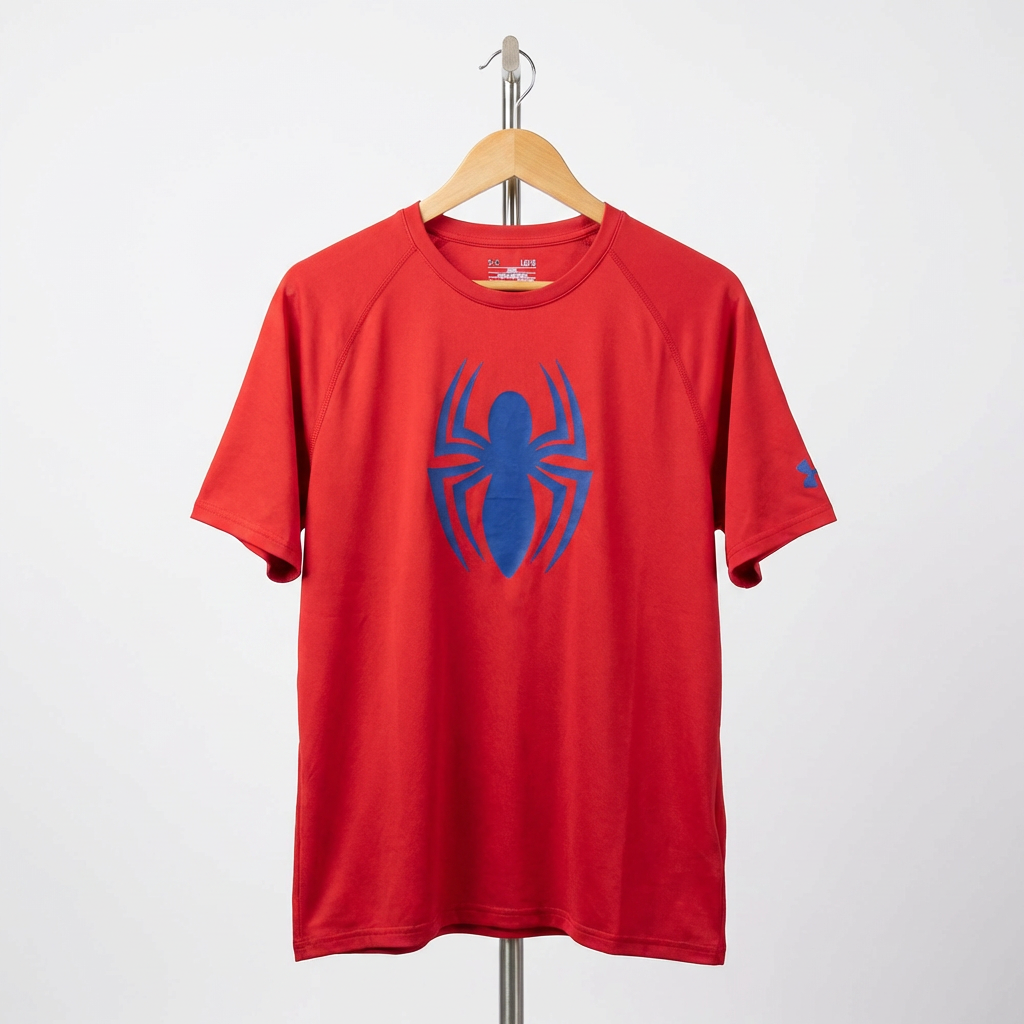 Under Armour - Cotton - T-Shirt – Red – Size L