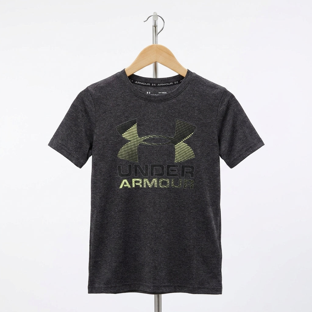 Under Armour - Cotton - T-Shirt – Dark Gray – Size M Fits XS