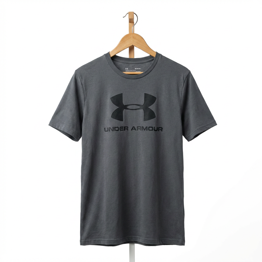 Under Armour - Cotton - T-Shirt – Dark Gray – Size M
