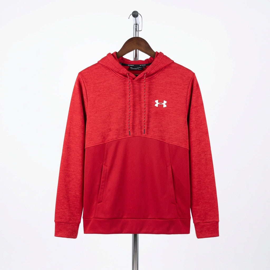 Under Armour - Cotton - Hoodie – Red – Size M