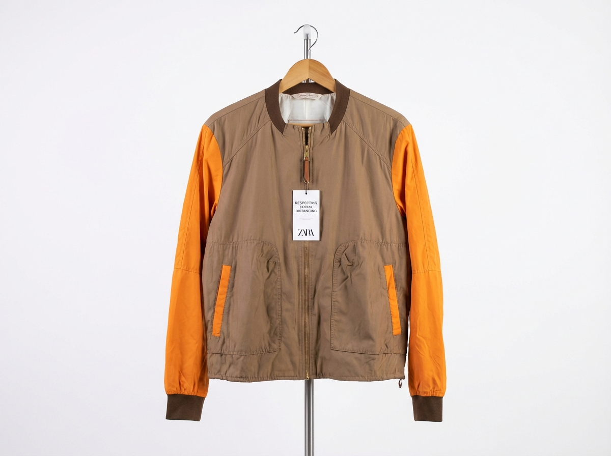 Zara - Jacket – Brown / Orange – Size L