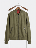Zara - Linen - Jacket – Olive Green – Size L