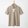Zara - Cotton - Polo Shirt – Beige – Size L