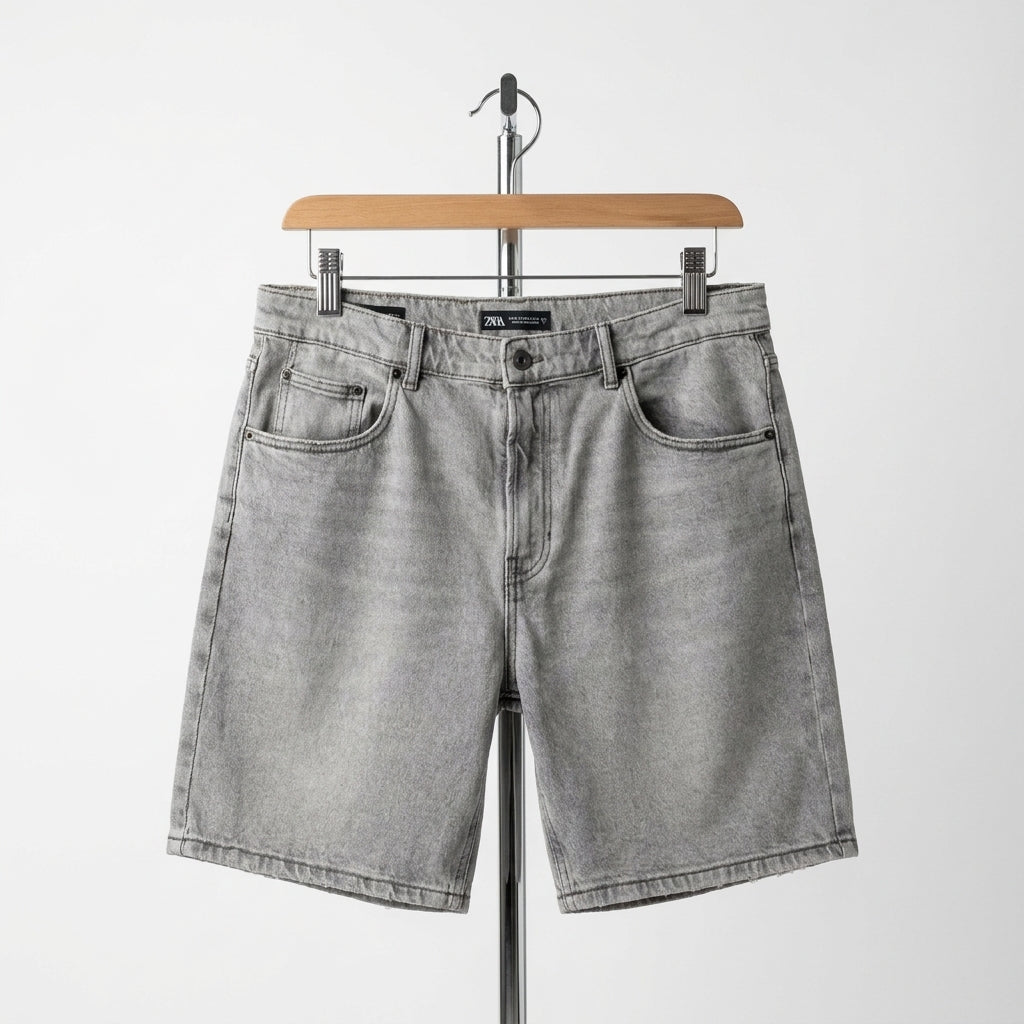Zara - Jeans- Shorts - Gray - Size 36