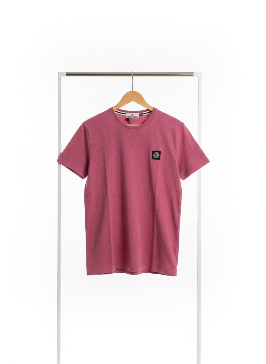 StoneIsland - Cotton - T-Shirt – Red – Size L