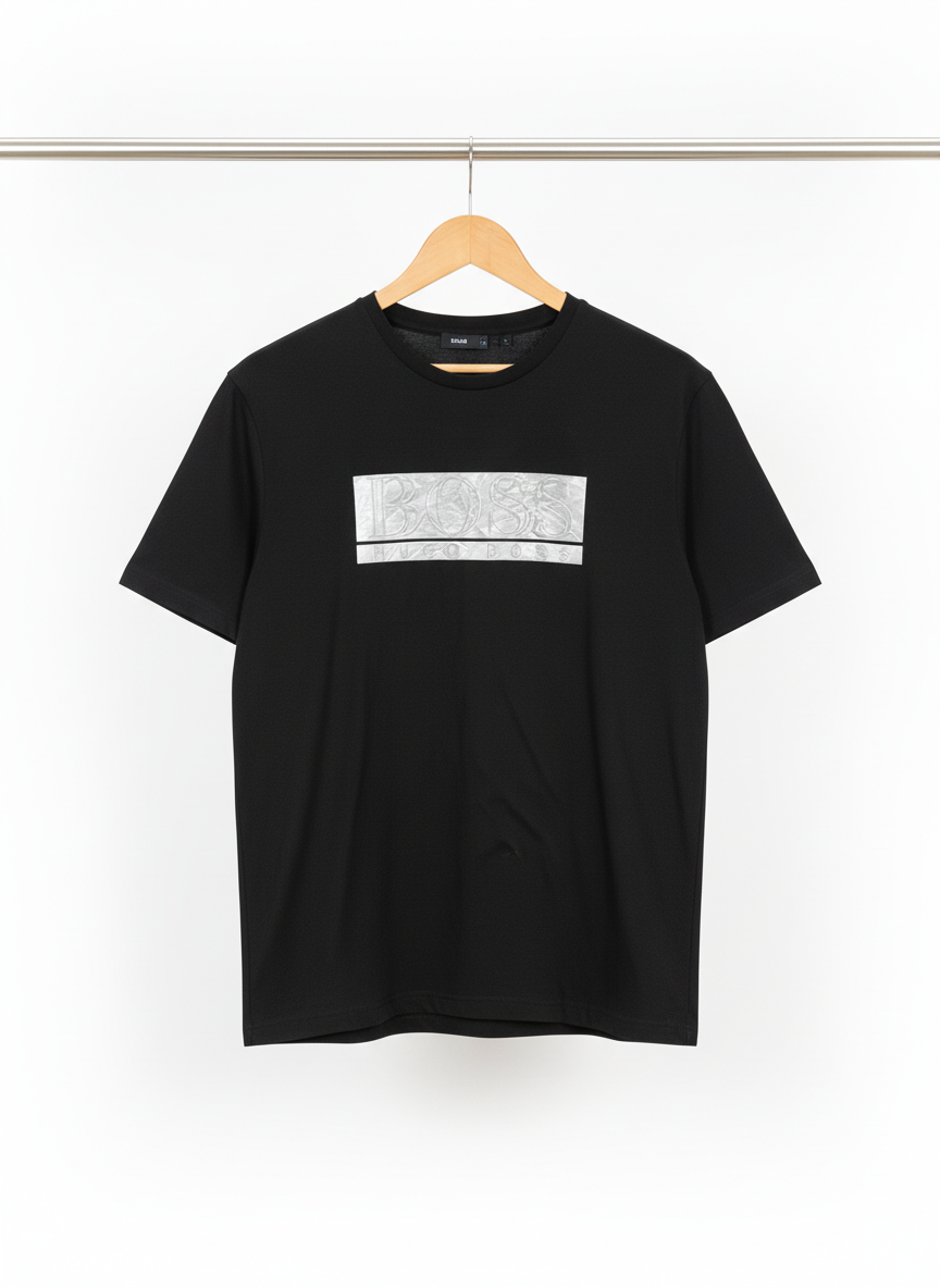 Boss - Cotton - T-Shirt – Black – Size 3XL