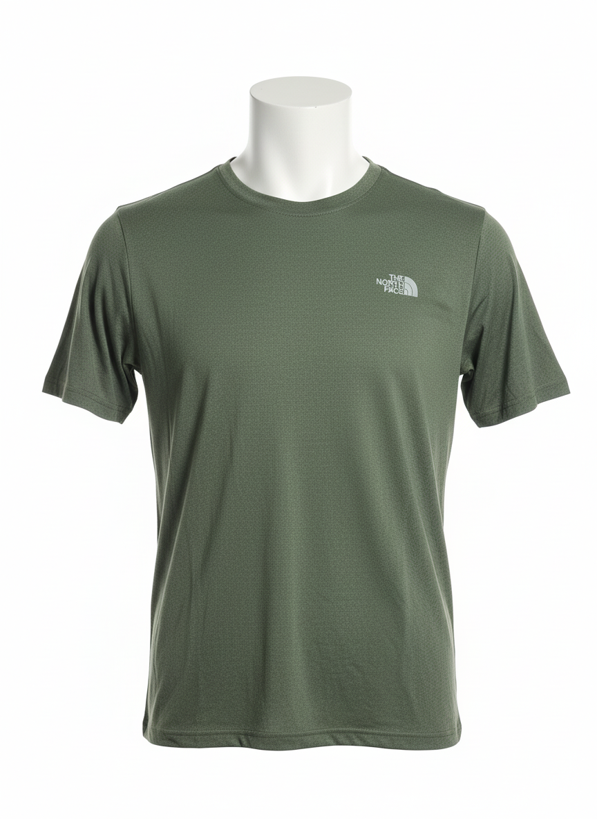 The North Face - Polyester - T-Shirt – Green – Size L