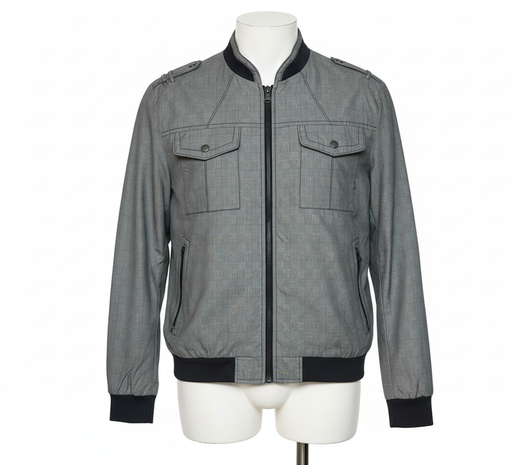 Zara Leather    Jacket – Gray  – Size XXL