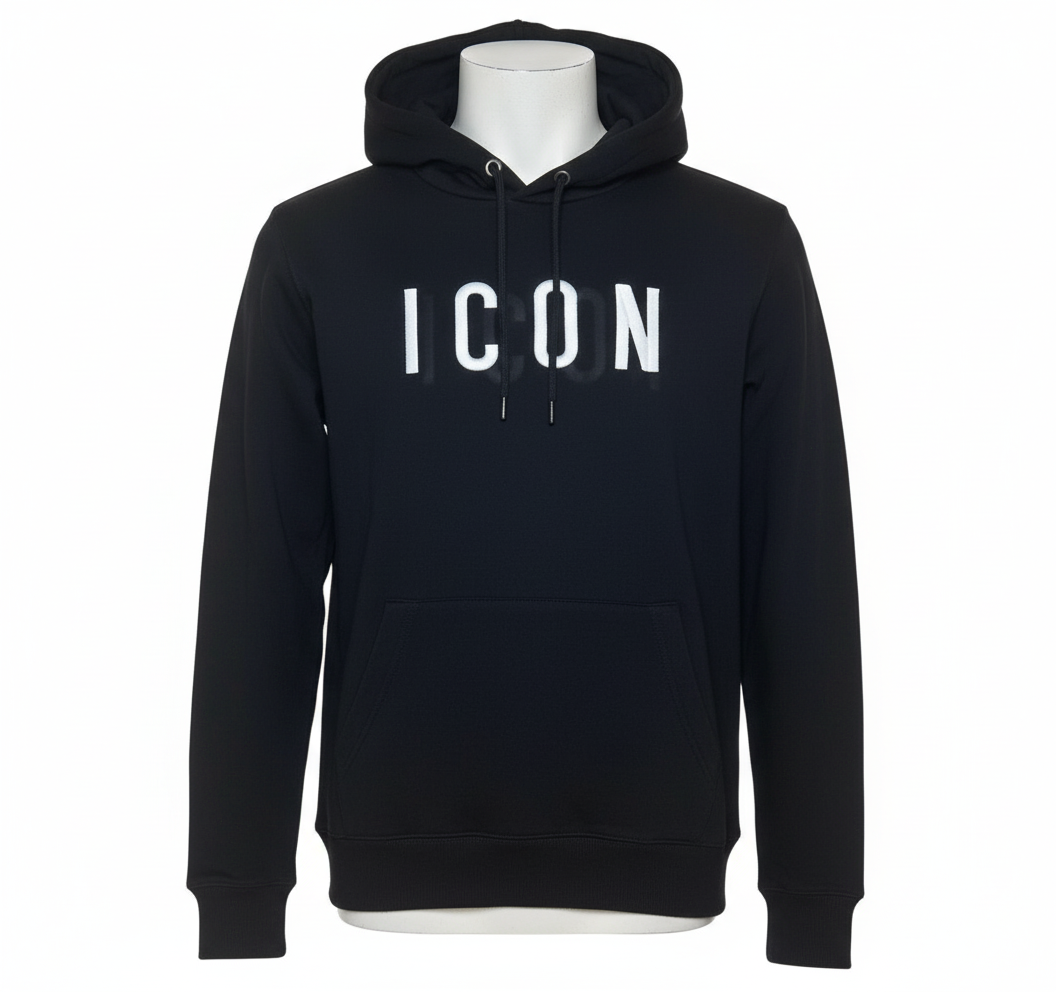 Dsquared2 - Cotton - Hoodie – Black–  Size M