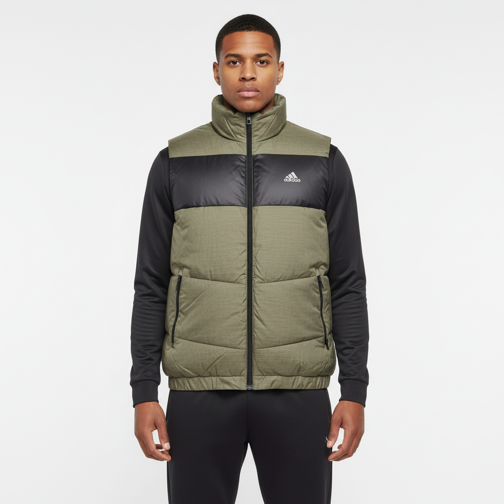 Adidas Vest– Green & Black – Size M