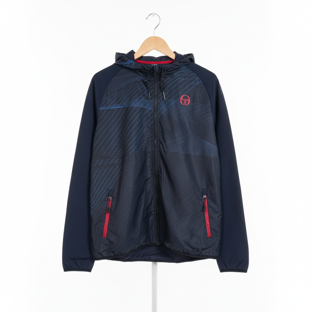 Sergio Tacchini Jacket – Navy – Size XXL