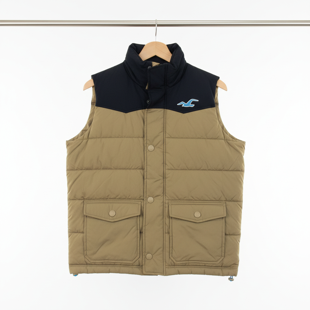 Hollister - Vest – Beige – Size M