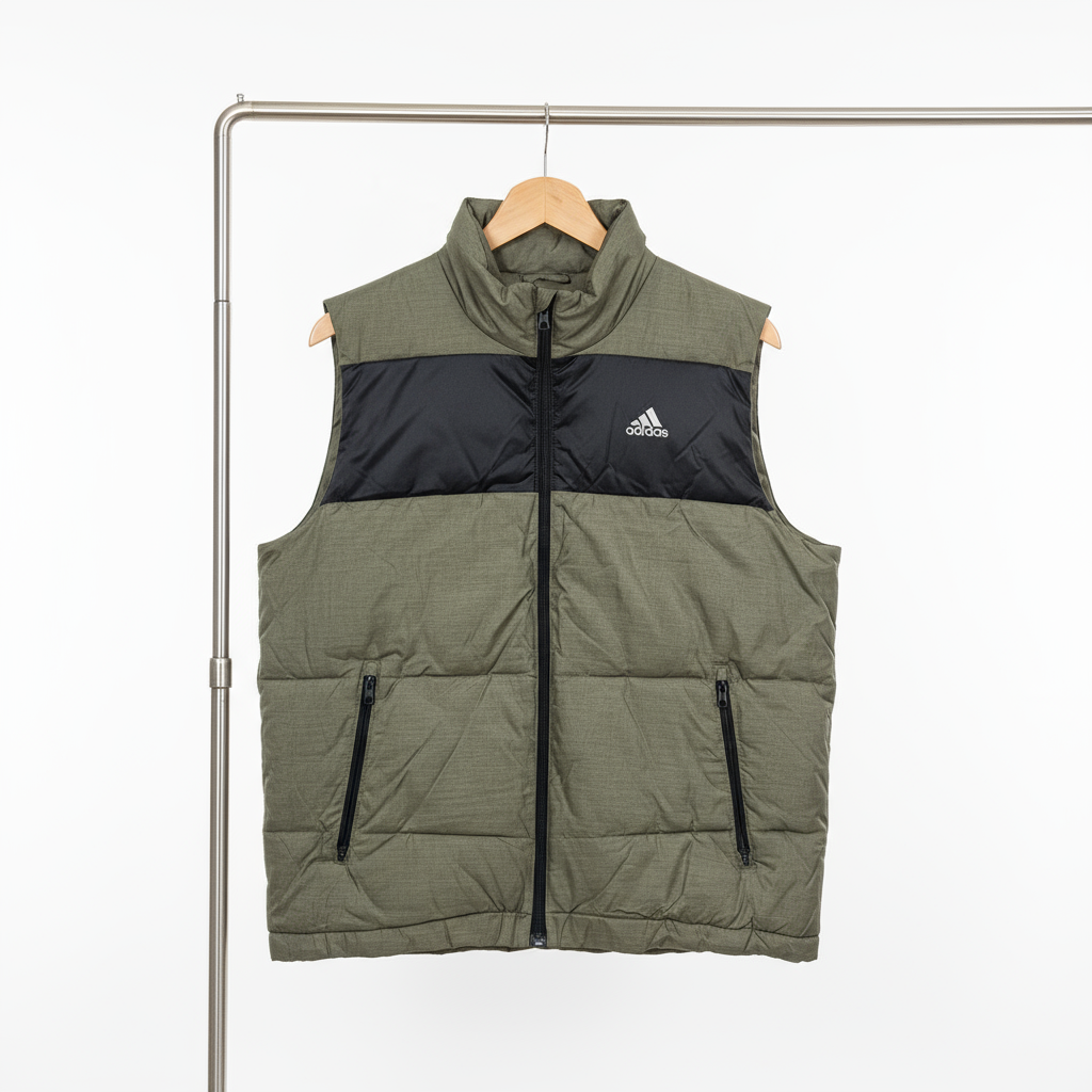 Adidas Vest– Green & Black – Size M