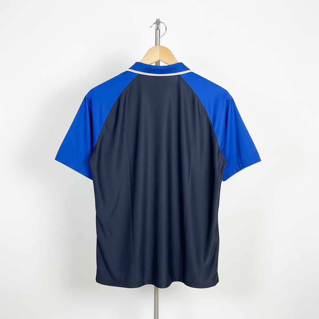 Calvin Klein - Polyester - Polo Shirt – Dark Blue – Size XXL