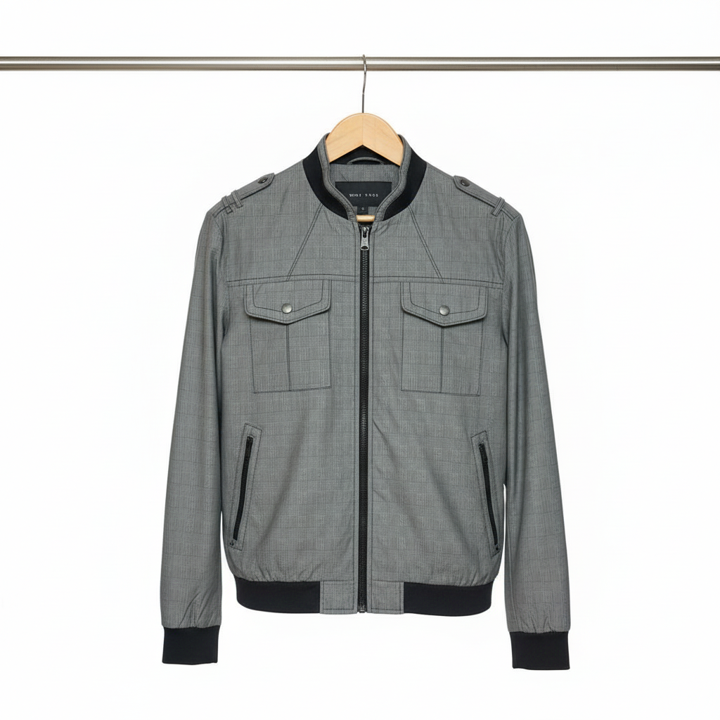 Zara Leather    Jacket – Gray  – Size XXL