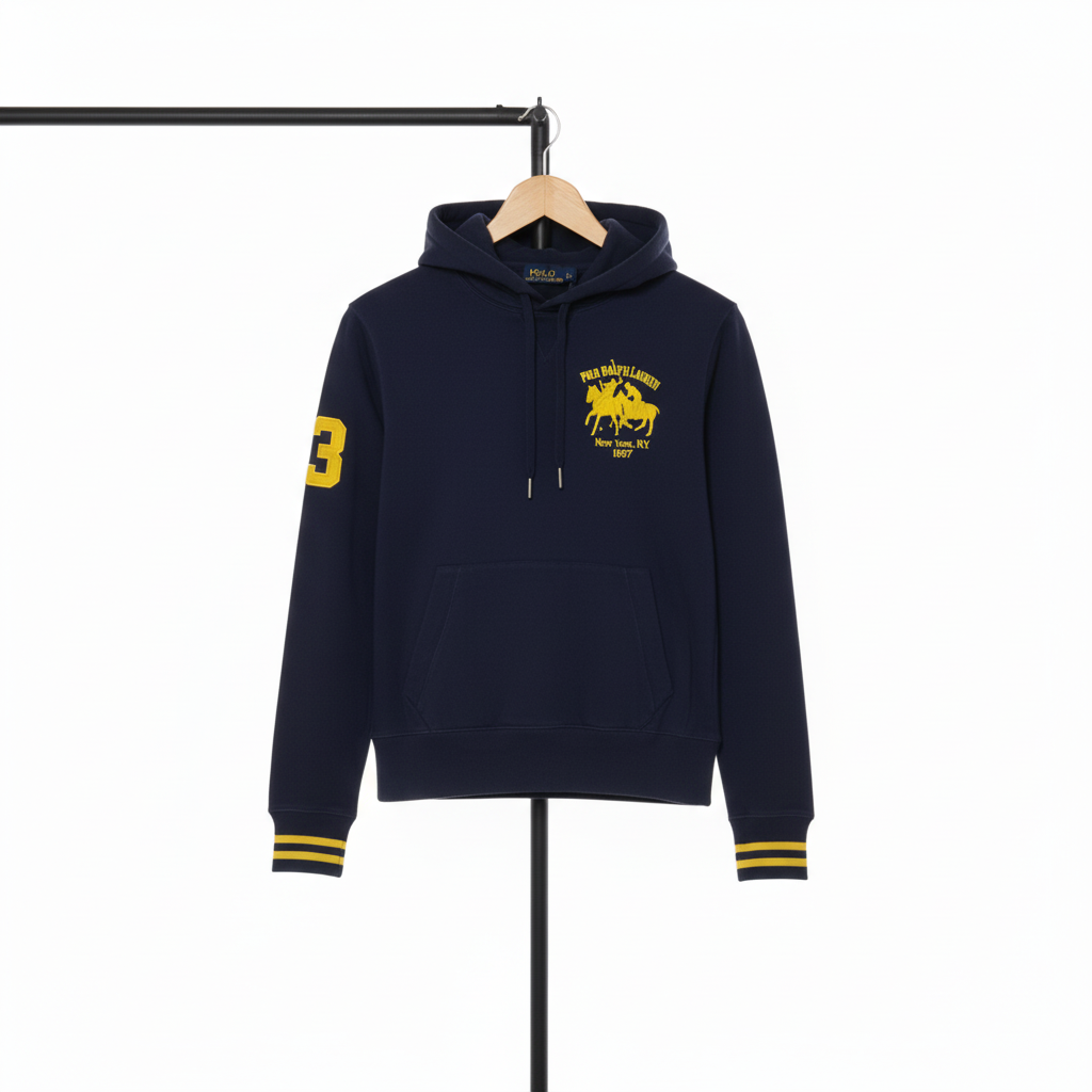 Polo Ralph Lauren - Hoodie – Navy Blue – Size S