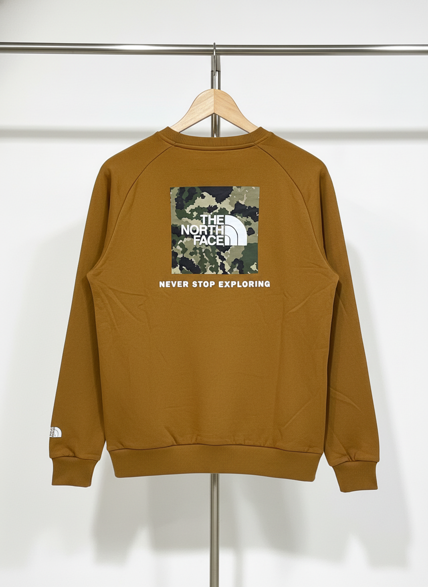 The North Face - Cotton - Sweatshirt – Orange – Size S