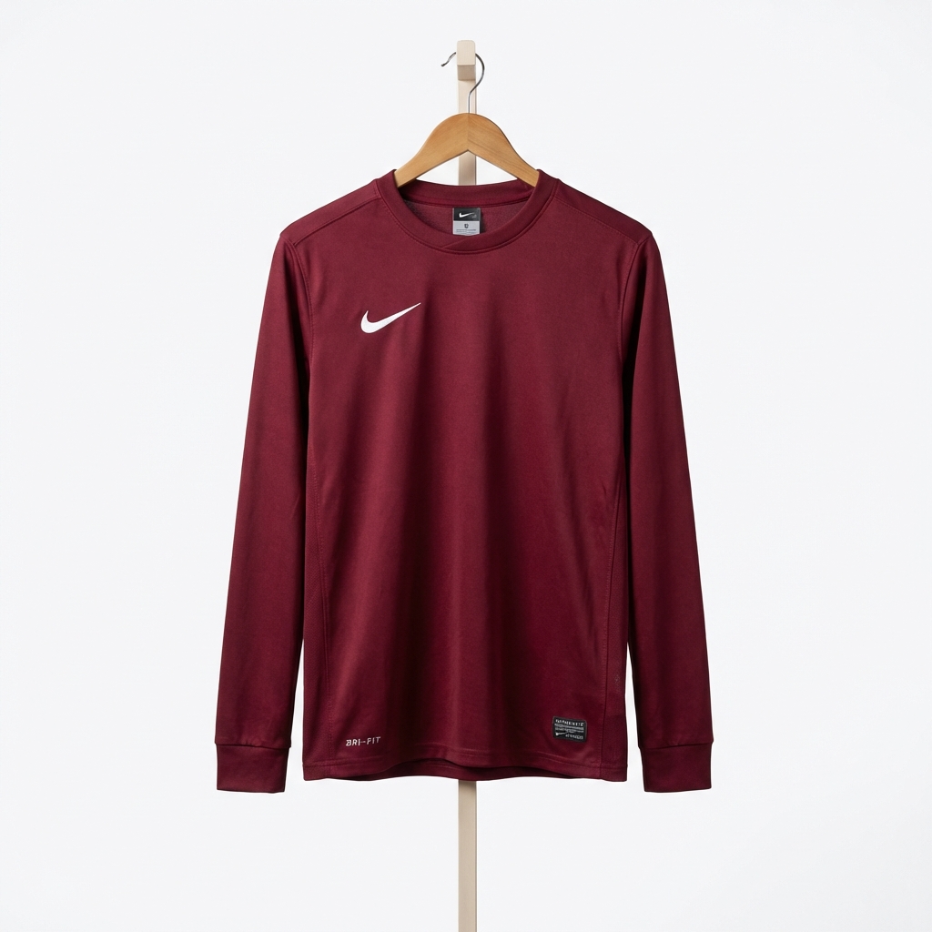 Nike - Sports Shirt – Maroon – Size S