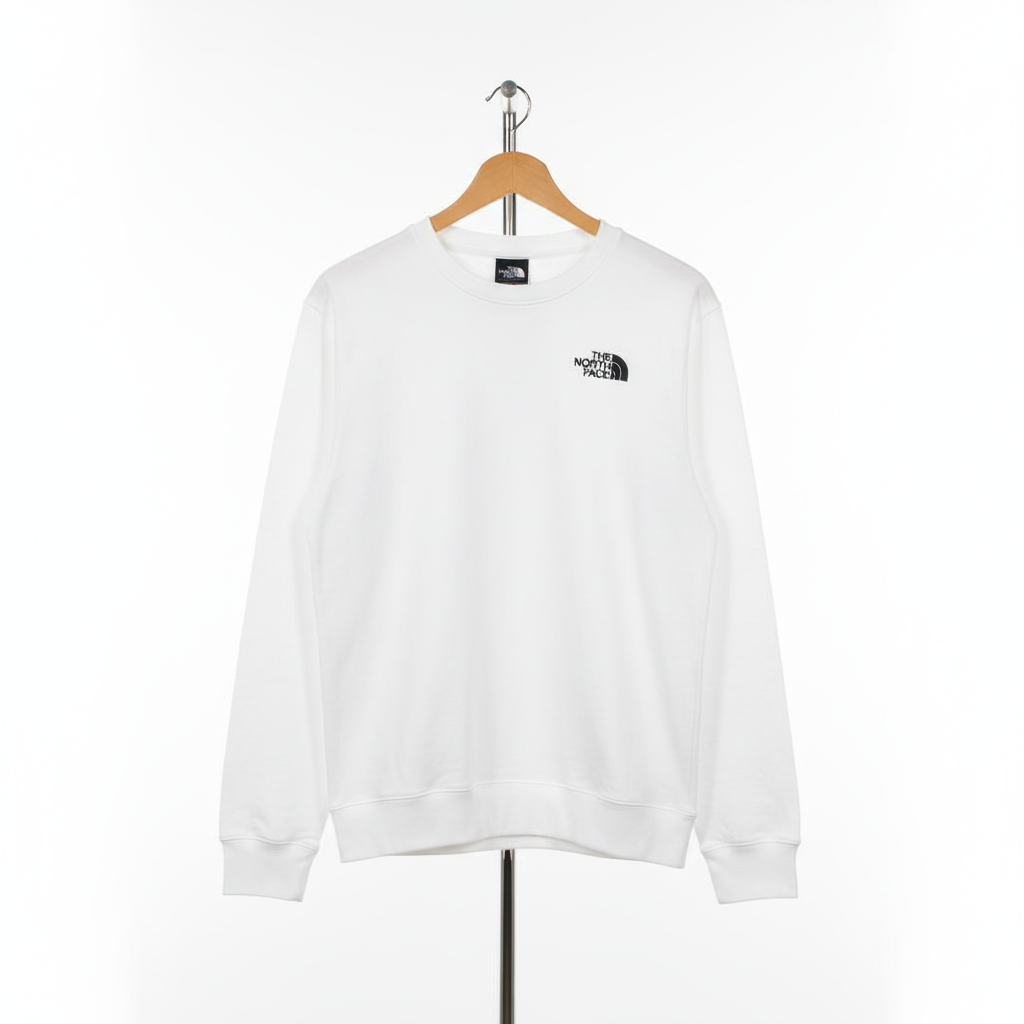 The North Face - Cotton - Sweatshirt – White – Size XL