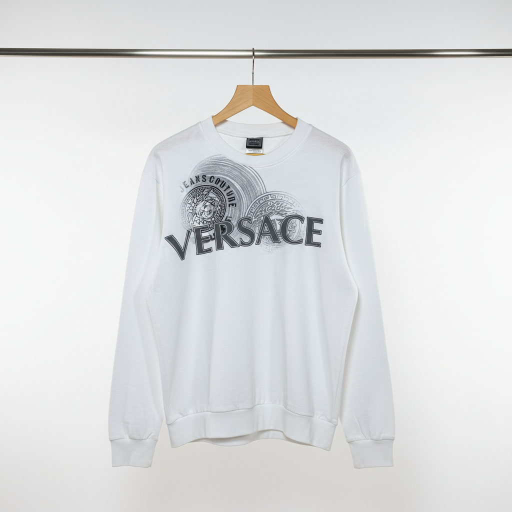 Versace - Cotton - Light Shirt – White – Size M